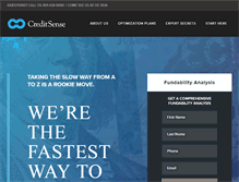 Tablet Screenshot of creditsense.com